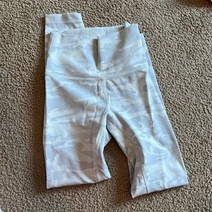 White camo lululemon leggings